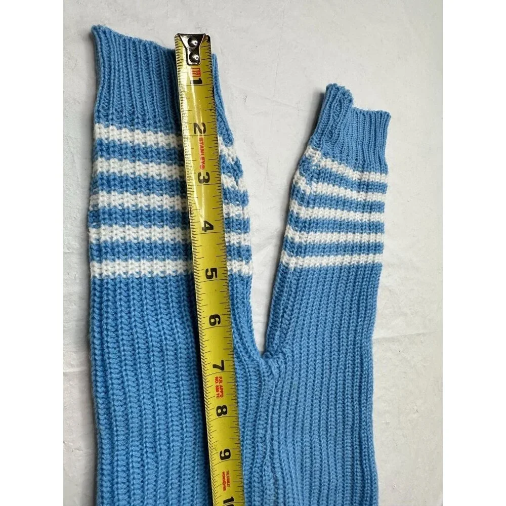 Mac Henry Sweater Outfit Boy Set Blue Stripes Teddy Bears Cardigan Top 12M Vtg - Picture 8 of 10